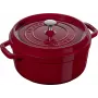 Apvalus ketaus troškinimo puodas STAUB La Cocotte 6,7 L, kaštoninis, ZWILLING