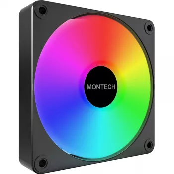 Montech GF120R V2 ARGB 120 mm ventiliatoriaus rinkinys 3 vnt. juodas