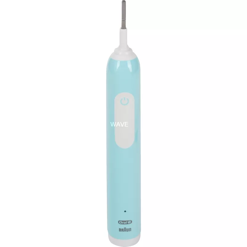 Oral-B Pro 1 Cross Action Caribbean Blue su kelioniniu dėklu, elektrinis dantų šepetėlis mėlynas