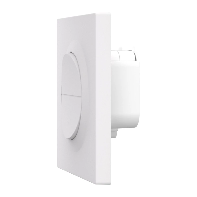 Dviejų kanalų ZigBee sieninis jungiklis SONOFF MINI-ZB2GSL-E – kompaktiškas įmontuojamas išmanusis jungiklis, du relės kanalai, nereikia nulinio laido