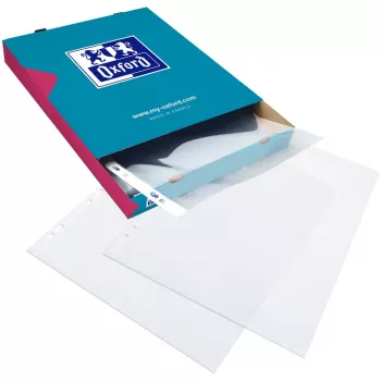 A4 segtuvų kišenė Oxford 100206764, skaidri, 100 vnt.