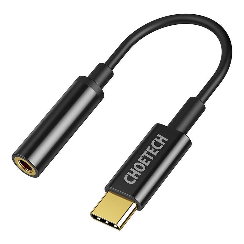 Garso adapteris CHOETECH USB Type-C (kištukas) į 3,5 mm AUX (lizdas) AUX003
