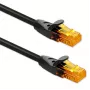 Tinklo jungiamasis laidas UTP Cat6 QOLTEC 25 m, 2×RJ45, juoda