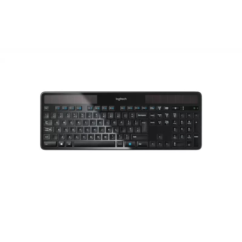 Logitech belaidė saulės energijos klaviatūra K750