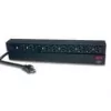 APC SCL500RMI1U 1U stovo maitinimo skirstytuvas, 10 lizdų, 120V, 20A, juodas
