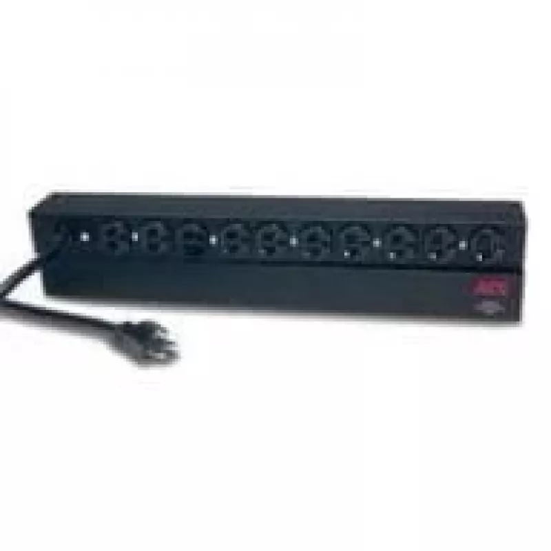 APC SCL500RMI1U 1U stovo maitinimo skirstytuvas, 10 lizdų, 120V, 20A, juodas