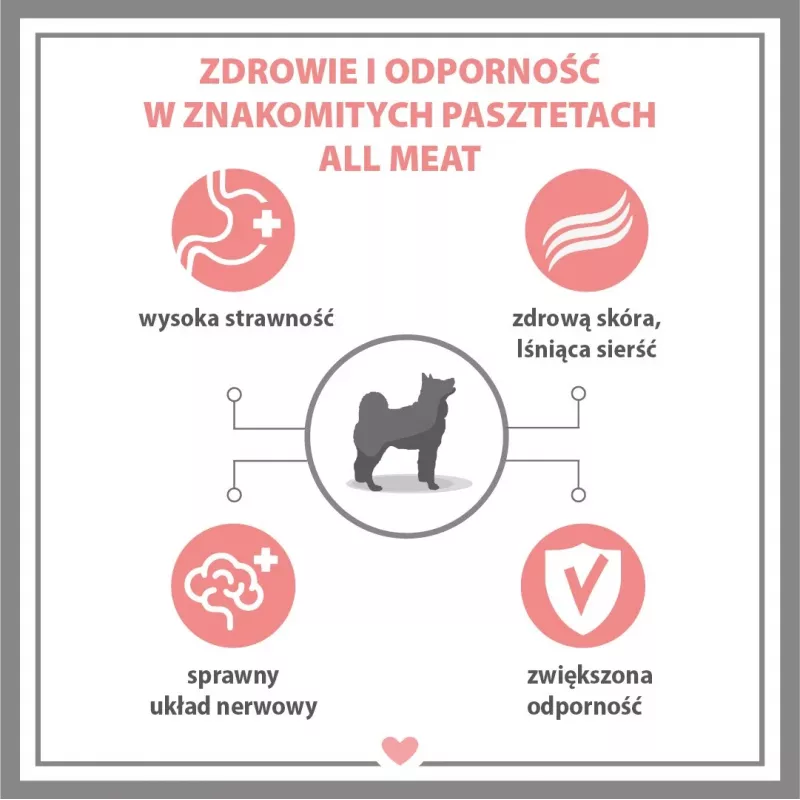 PUPIL Premium All Meat Venison - šlapias šunų ėdalas - 800g