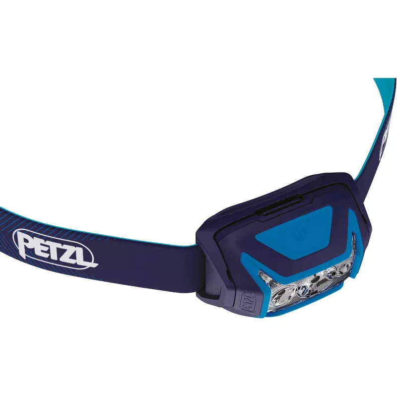 Priekinė lemputė Petzl Actik Core mėlyna LED 100 lm įkraunama per USB