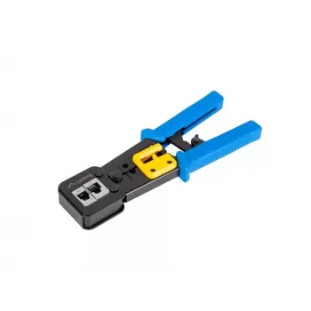 Crimping įrankis LANBERG NT-0204 RJ-45 jungtims, juoda/mėlyna, 272×110,5×30 mm, 140 g