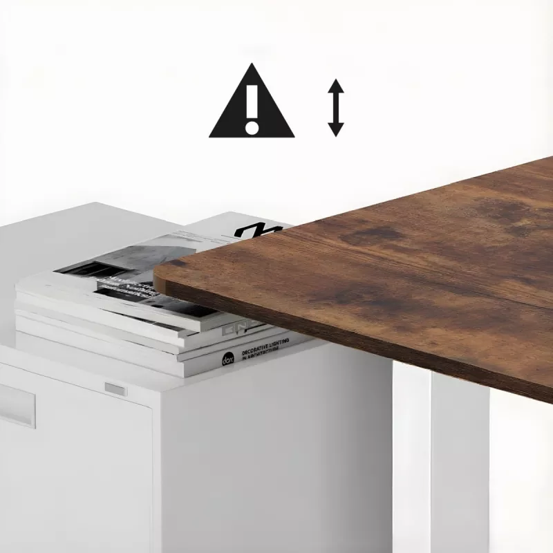 Elektrinis reguliuojamo aukščio stalas ergo office ER-400 W — maksimalus aukštis 1160 mm, maksimali apkrova 80 kg