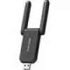 Wi‑Fi USB adapteris MERCUSYS MA72XH AX1800 su aukšto stiprinimo antenomis, USB-A plug-and-play