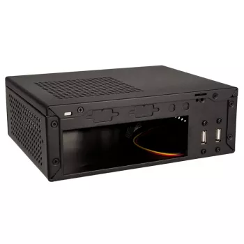 Mini-STX korpusas Akasa Cypher ST V2 Black, skirtas 2,5 colio diskams