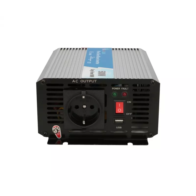 Įtampos keitiklis Extralink OPIP-500W 12V 500W grynas sinusas