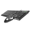 A4Tech KM-72620D - Klaviatūros ir pelės rinkinys - USB - US - Juoda