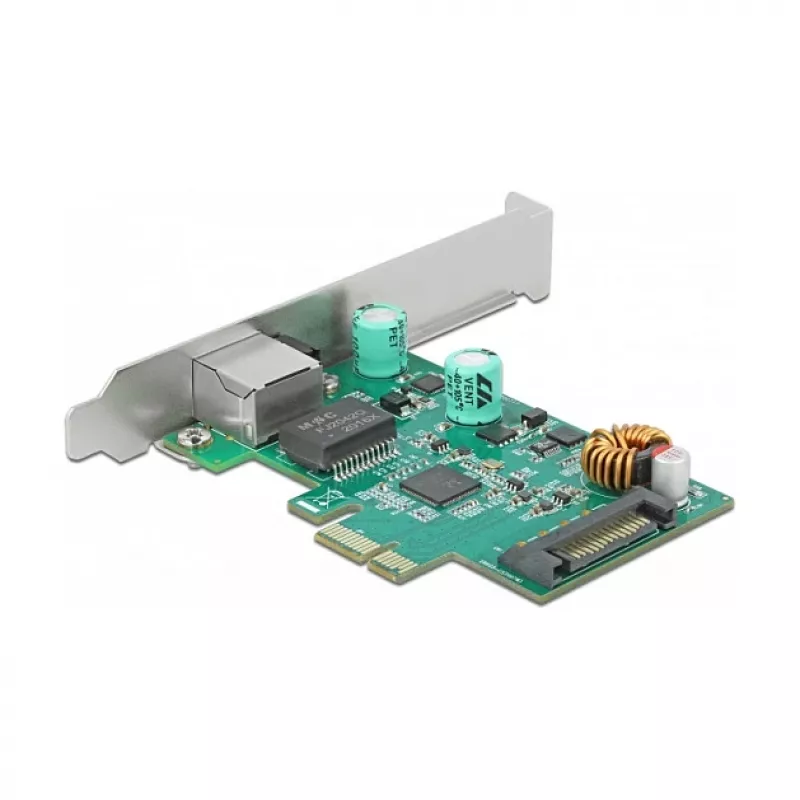 PCI Express x1 kortelė DeLOCK RTL8125 2.5 Gigabit LAN PoE+