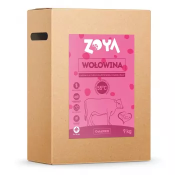 Sausas šunų maistas ZOYA ColdPRO Jautiena 9 kg – pilnavertis suaugusių šunų ėdalas