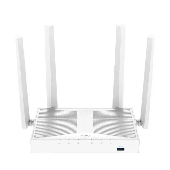 Stalinis belaidis maršrutizatorius Cudy WR1300S – dviejų juostų 2.4/5 GHz, Wi‑Fi 5, Gigabit Ethernet, 4 LAN, USB, 4 antenos