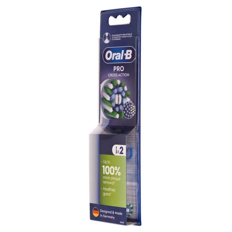 Oral-B EB50RX-2 CrossAction keičiamos šepetėlio galvutės, 2 vnt.