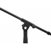 Mikrofono stovas Omnitronic MS-2A su svirtimi, juodas