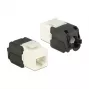 Keystone modulis DELOCK 86266, RJ-45 į LSA, juoda/balta, 16×37,8×22,5 mm