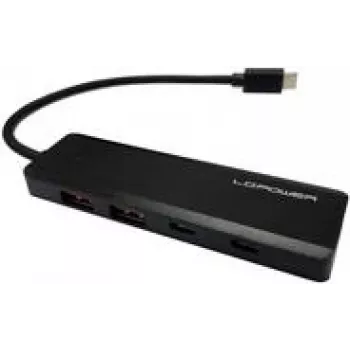 USB 3.0 4 prievadų šakotuvas LC-Power LC-HUB-U3-4-C