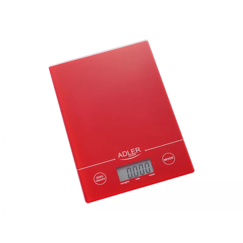 Virtuvinės elektroninės svarstyklės Adler AD 3138 Raudonos