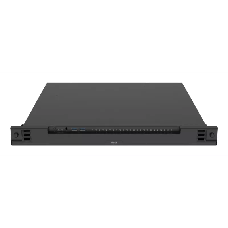 Tinklinis vaizdo įrašytuvas AXIS S2224 Mk II 24 kanalų, 48 kanalų atkūrimas, 7680×4320, 6 TB HDD, 256 GB SSD, RAID 0/1/10, 1U, juodas