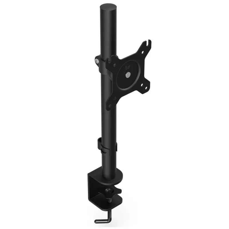 Monitoriaus laikiklis ENDORFY Atlas 27 colių (68,6 cm) monitoriams, spaustuvinis tvirtinimas prie stalo, VESA 75x75–100x100, pakreipimas ±35°, pasukimas ±90°, aukščio reguliavimas, juodas