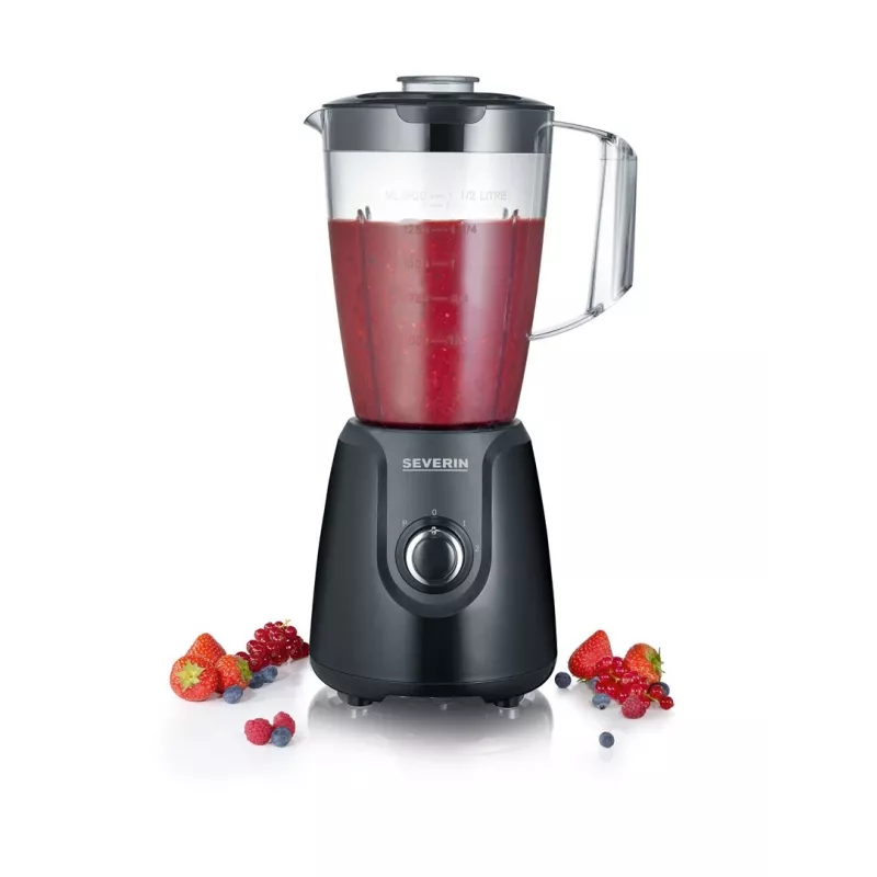 Severin SM 3707 blender 1,5 l stalo blenderis 600 W juodas