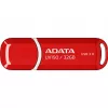 USB atmintukas ADATA DashDrive UV150 32GB, USB Type-A 3.2 Gen 1, raudonas, su užsifiksuojančiu dangteliu