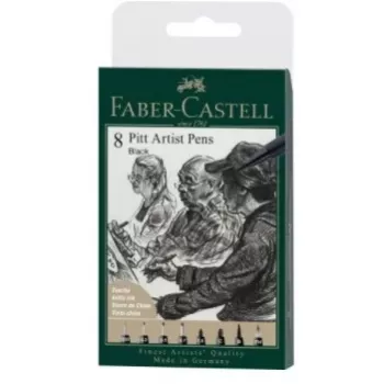 Flomasteris Faber-Castell 167158 juodas 1 vnt.