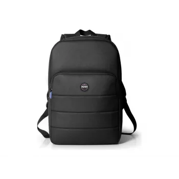 Kuprinė Backpack Port Designs ECO PORTLAND II, skirta 40,6 cm (16 colių) nešiojamiesiems kompiuteriams, vienspalvė juoda, 1 priekinė kišenė, 360 g