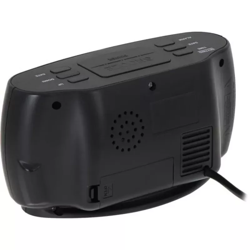 Adler AD 1186 skaitmeninis žadintuvas su LED ekranu, juodas