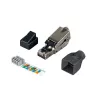 EFB Elektronik 88035.1 RJ45 kištukas STP Cat.6, montuojamas vietoje, sidabrinės spalvos