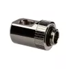 EK Water Blocks EK-Torque Adapter 90 laipsnių G1/4 colio AG į G1/4 colio IG - Sukamas, nikelis sidabras