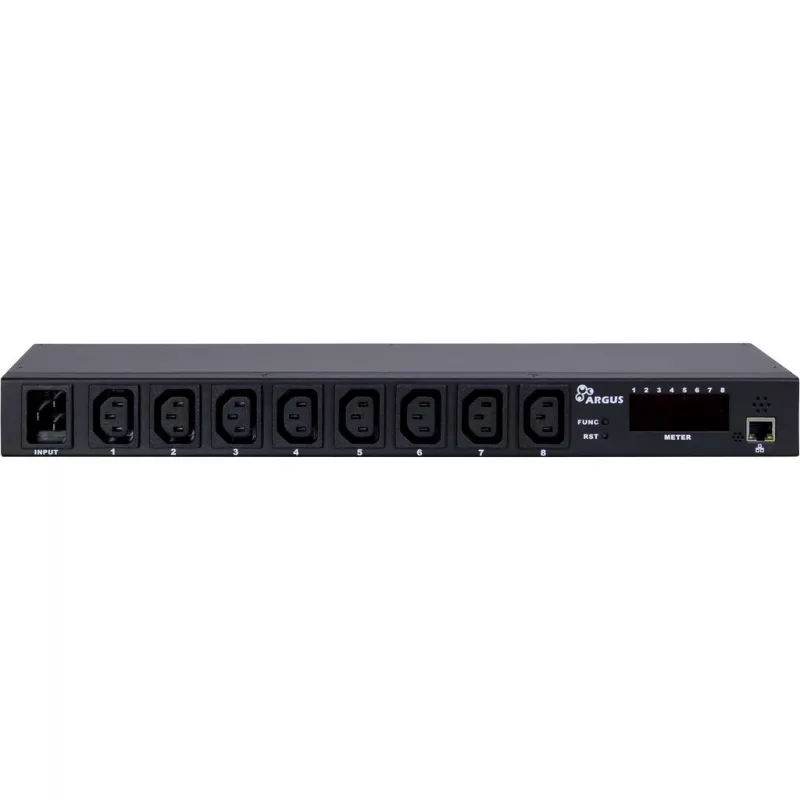 Inter-Tech SW-0816 maitinimo skirstytuvas (PDU) 8 AC lizdų juodas