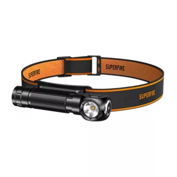 Superfire TH04-U rankinis LED žibintuvėlis, įkraunamas per USB-C, 500 lm