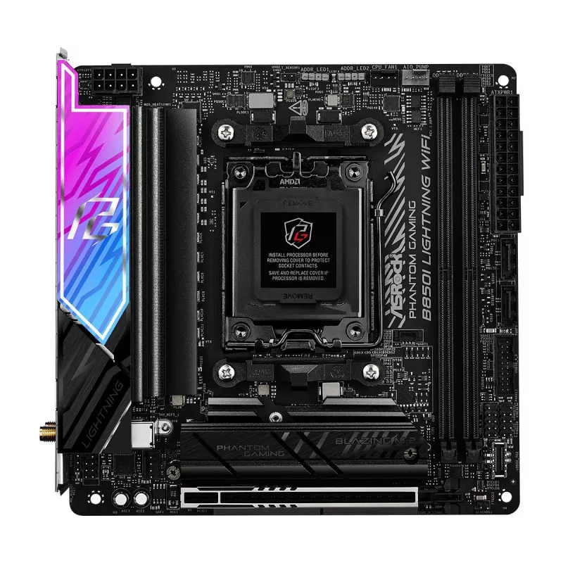 ASRock B850I Lightning WiFi AM5 Mini-ITX pagrindinė plokštė