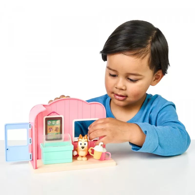TMTOYS Mini Bluey ledų parduotuvėlė BLU17553 – miniatiūrinės figūrėlės, kolekcinis žaidimų rinkinys