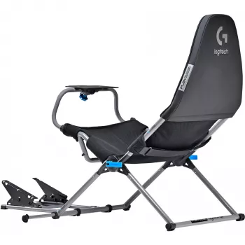 Žaidimų kėdė Playseat Challenge X - Logitech G Edition konsolėms juoda, pilka