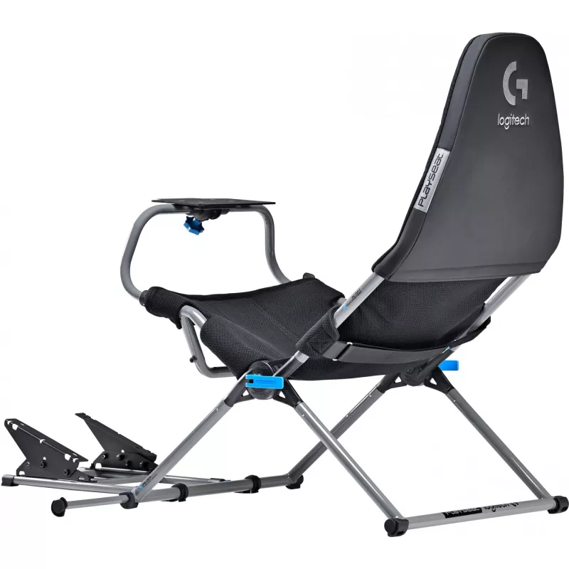 Žaidimų kėdė Playseat Challenge X - Logitech G Edition konsolėms juoda, pilka