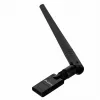 USB Wi-Fi adapteris LANBERG NC-0300-WIE, USB 2.0, dvi išorinės antenos 5 dBi, WLAN 300 Mbps, Ethernet/WLAN, juoda