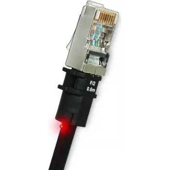 Tinklo laidas PatchSee PK-F-4 RJ-45 Cat5e 1,2 m juodas
