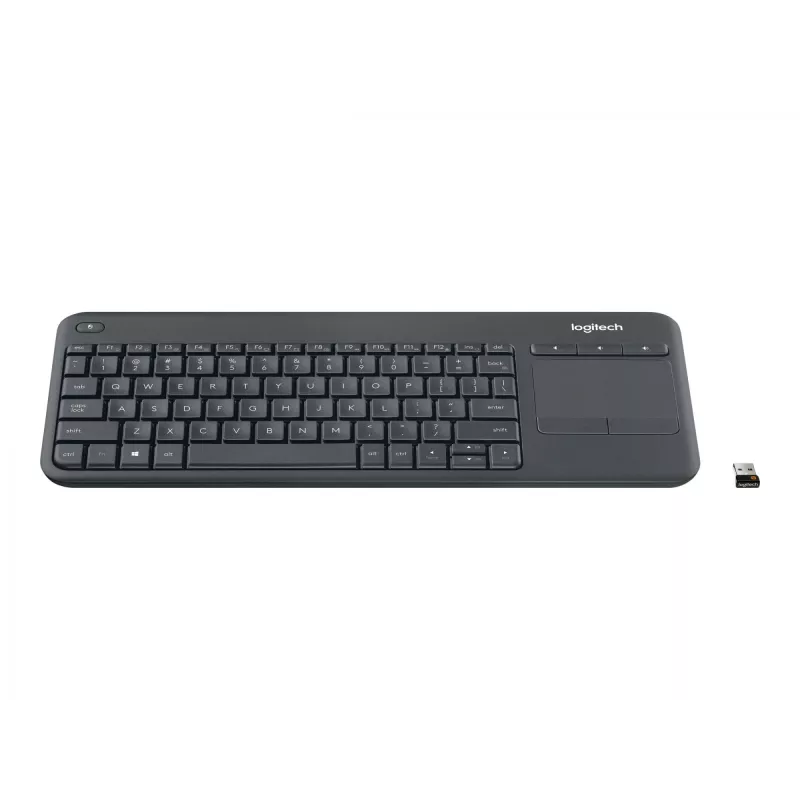 Belaidė klaviatūra su jutikliniu kilimėliu Logitech K400 Plus