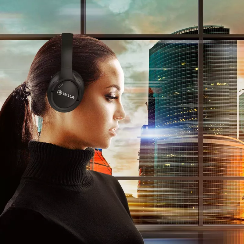Ausinės Tellur Vibe Bluetooth Over-Ear ANC