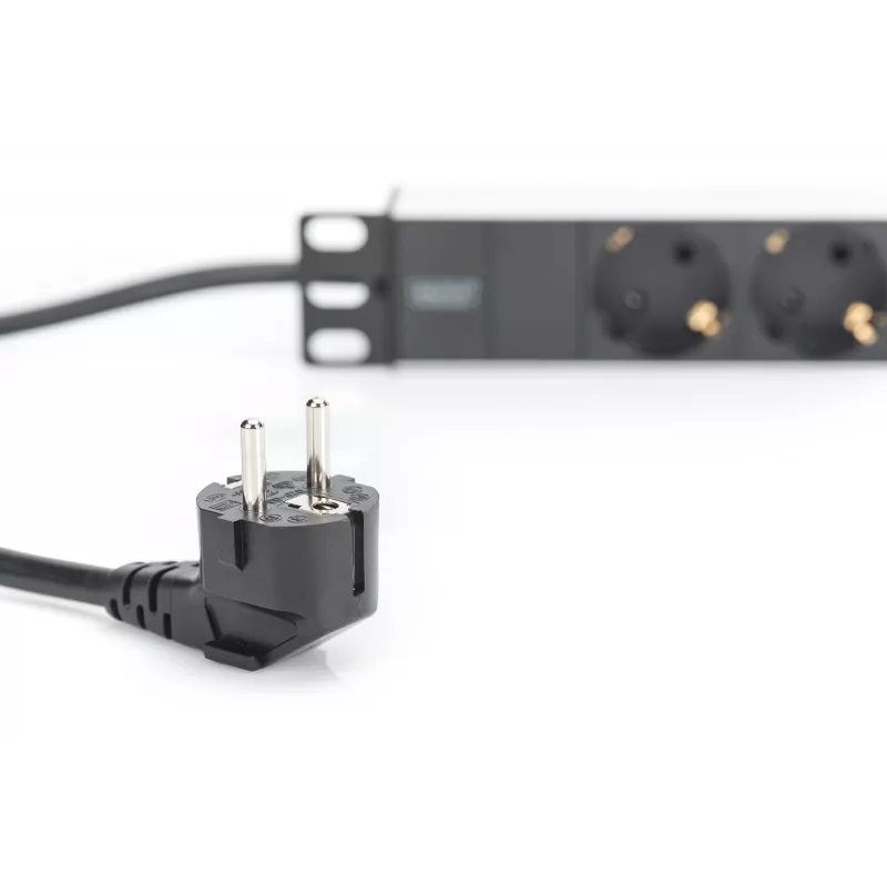 Aliumininis rozetinis blokas Digitus DN-95411 3 saugios rozetės 2m