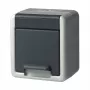 GIRA Schuko paviršinis lizdas 444030, viengubas, pilkas