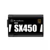 SilverStone SST-SX450-B maitinimo blokas (vidinis) – ATX12V 2.4 / SFX12V, 80 PLUS Bronze, 450 W, juodas