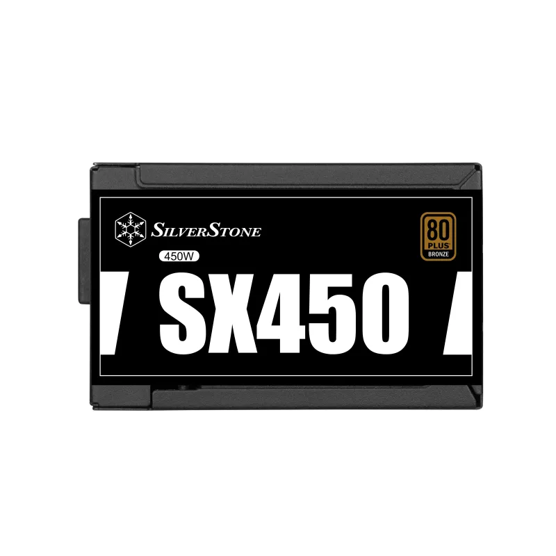 SilverStone SST-SX450-B maitinimo blokas (vidinis) – ATX12V 2.4 / SFX12V, 80 PLUS Bronze, 450 W, juodas