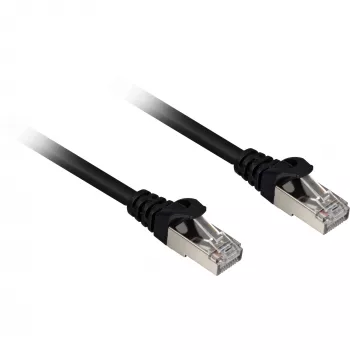 Tinklo kabelis Sharkoon Cat.6a SFTP RJ-45 Cat6a 5 m Juodas